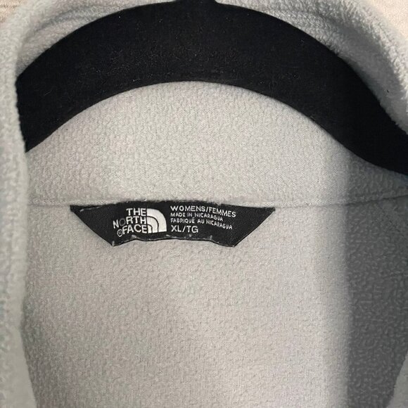 The North Face Grey Fleece 3/4 Zip Pullover Sweatshirt Size XL - Picture 7 of 8